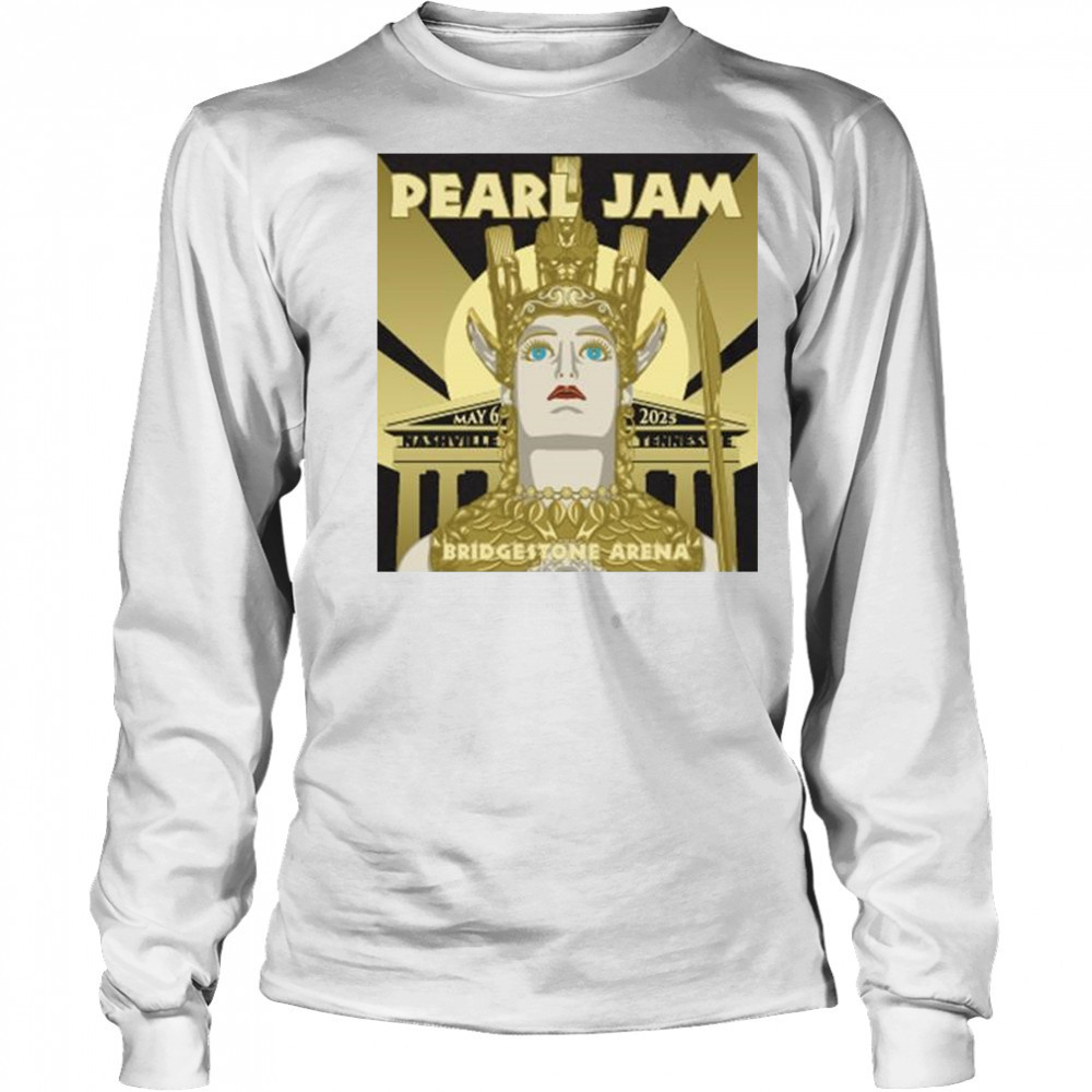 Pearl Jam At Bridgestone Arena May 6 2025 Dark Matter Tour With Teen Jesus And The Jean Teasers Event t-shirt Long Sleeved