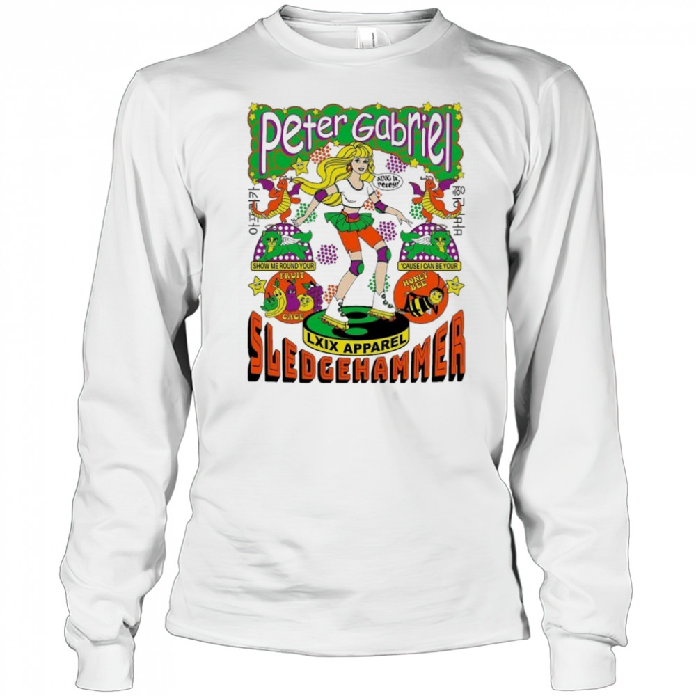 Peter Gabriel Sledgehammer Brian Robert Jones T-shirt Long Sleeved