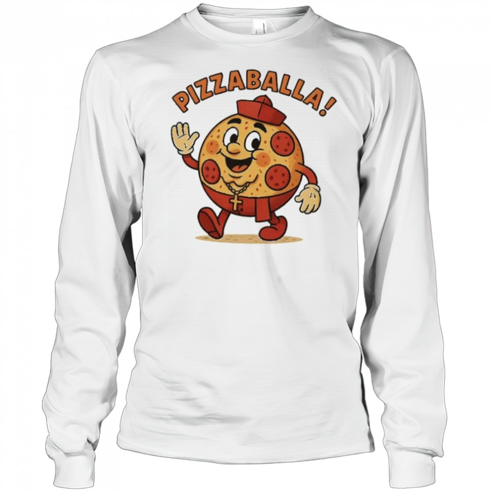 Pizzaballa Cardinal Pope pizza shirt Long Sleeved
