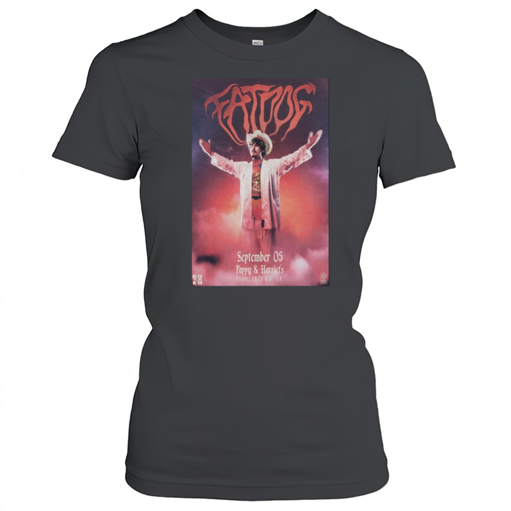 Poster Fat Dog Pappy and Harriet’s Pioneertown CA September 5 2025 Tour t-shirt Women's T-shirt