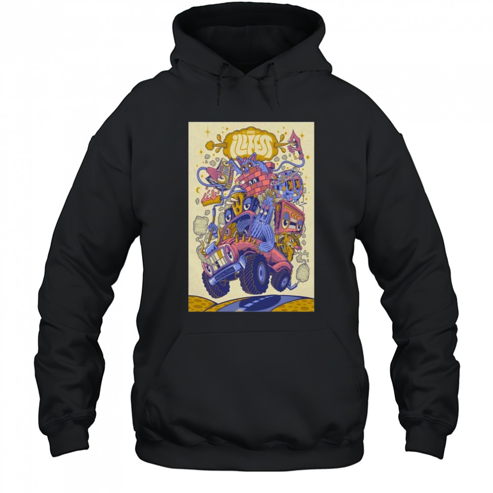 Poster Illfest Travis County Exposition Center Austin TX May 30-June 1 2025 Tour t-shirt Hoodie