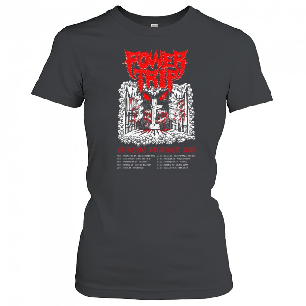 Power Trip Europe Summer Tour June 2025 t-shirt Women's T-shirt