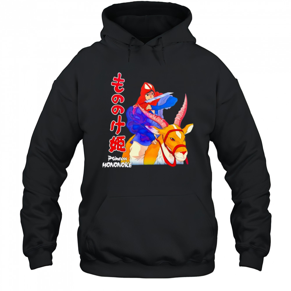 Princess Mononoke riding deer shirt Hoodie