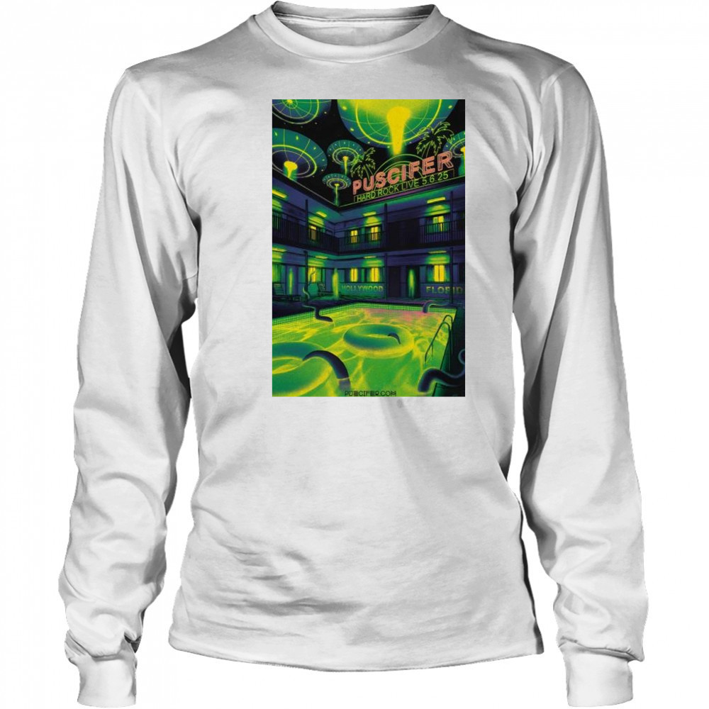 Puscifer Hard Rock Live Hollywood FL May 6 2025 Tour t-shirt Long Sleeved
