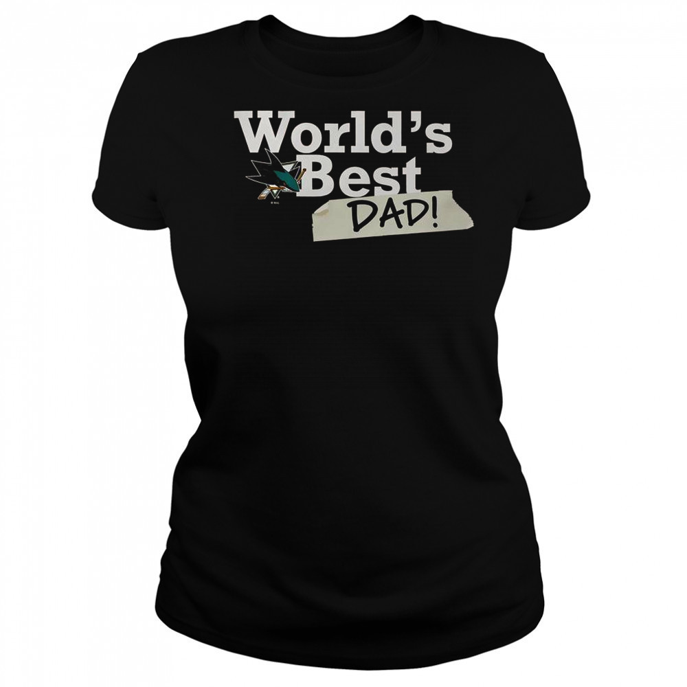 San Jose Sharks World’s Best Dad T-Shirt Women's T-shirt
