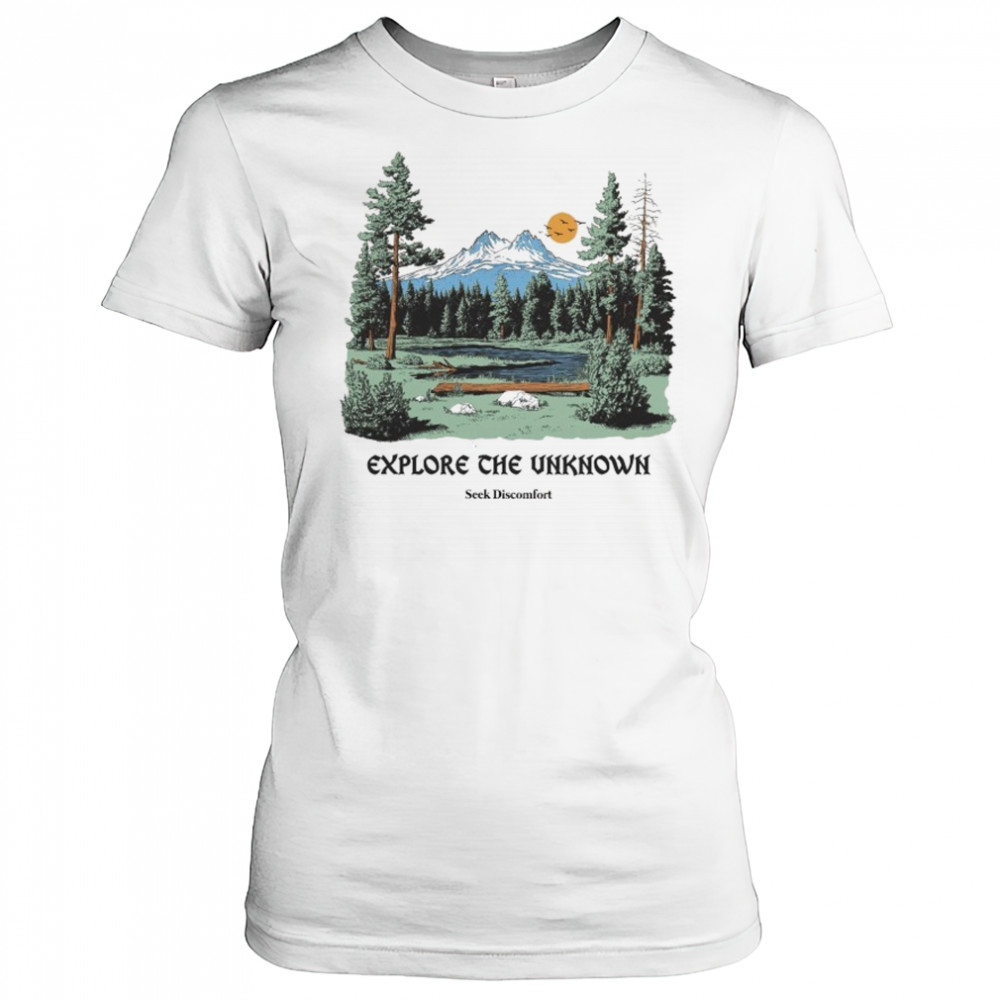 Seek Discomfort Explore The Unknownore T-shirt Women's T-shirt