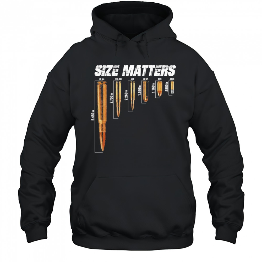 Size Matters Bullets T-shirt Hoodie