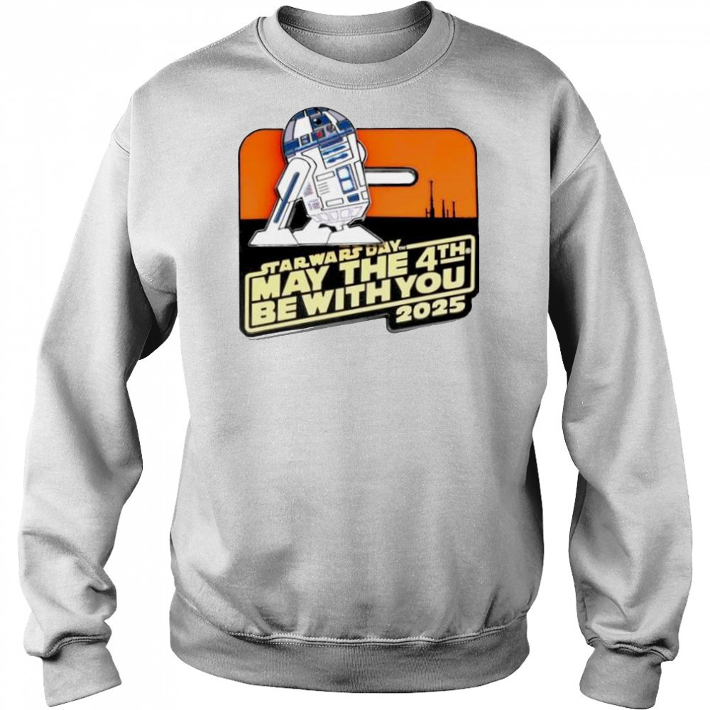 Star war day may the 4th be with you 2025 R2-D2 shirt Hoodie