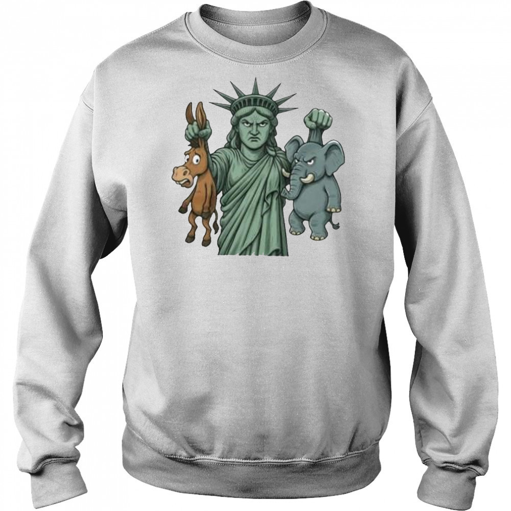 Statue of Liberty principle over party shirt Hoodie
