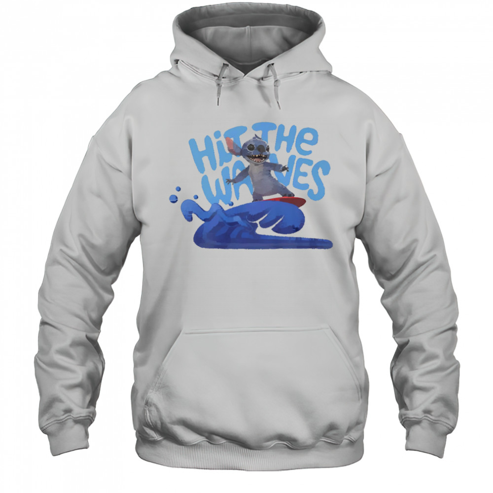 Stitch Hit the Waves shirt Hoodie