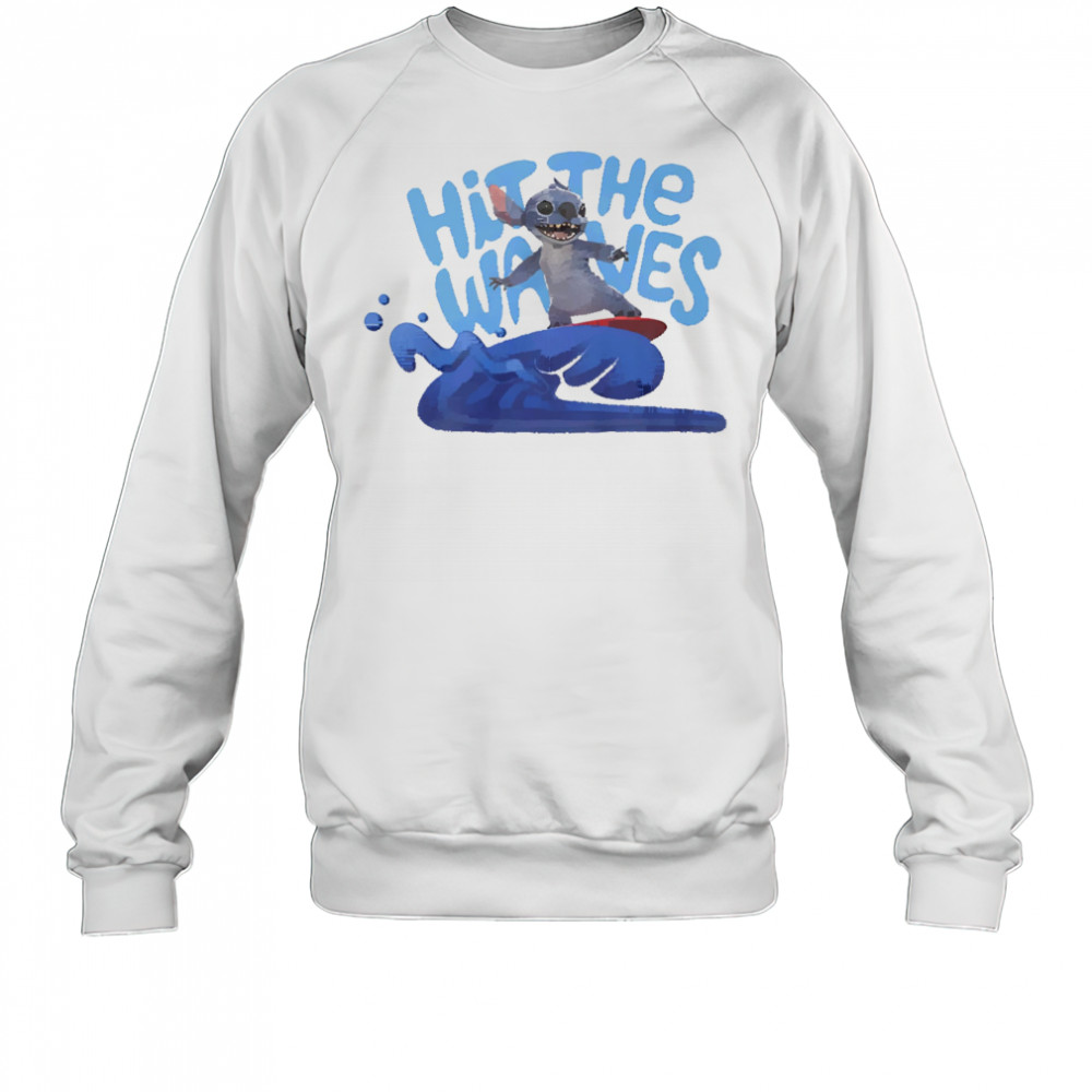 Stitch Hit the Waves shirt Sweatshirt