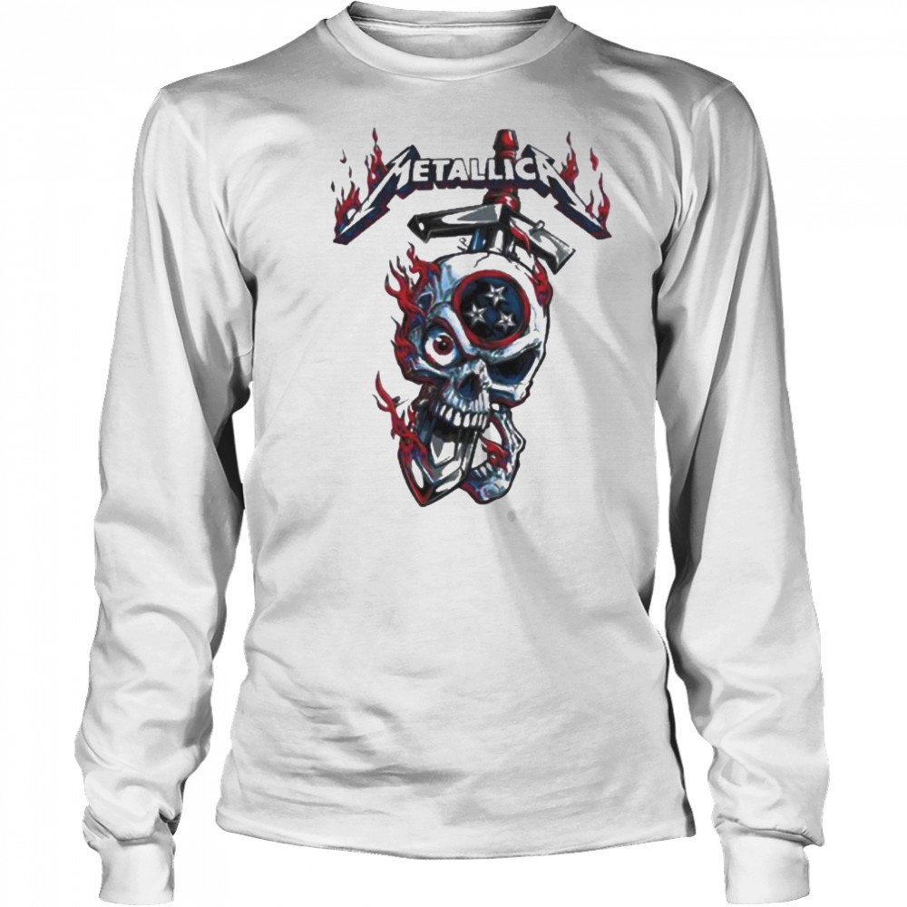 Tennessee Titans x Metallica Music Concert 2025 Shirt Long Sleeved