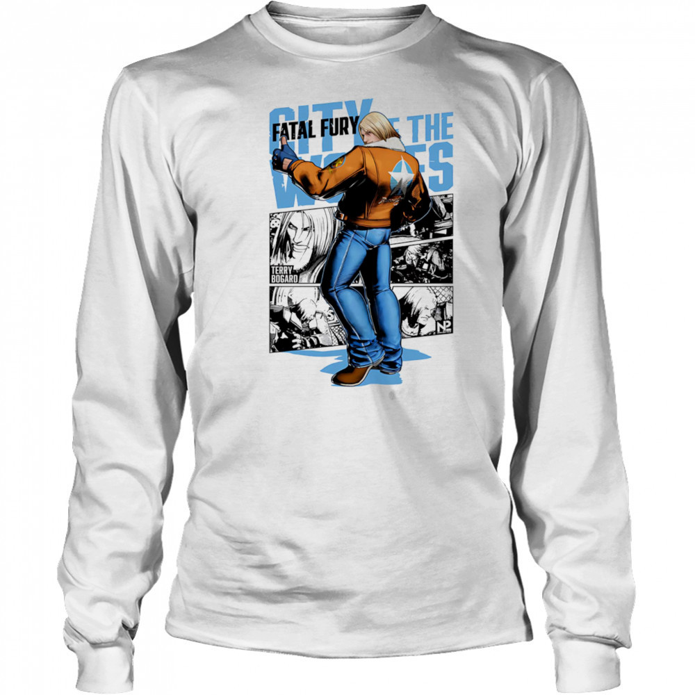 Terry Bogard City of the Wolves shirt Long Sleeved
