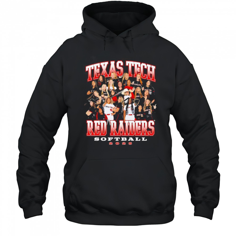 Texas Tech Softball 2025 Team shirt Hoodie