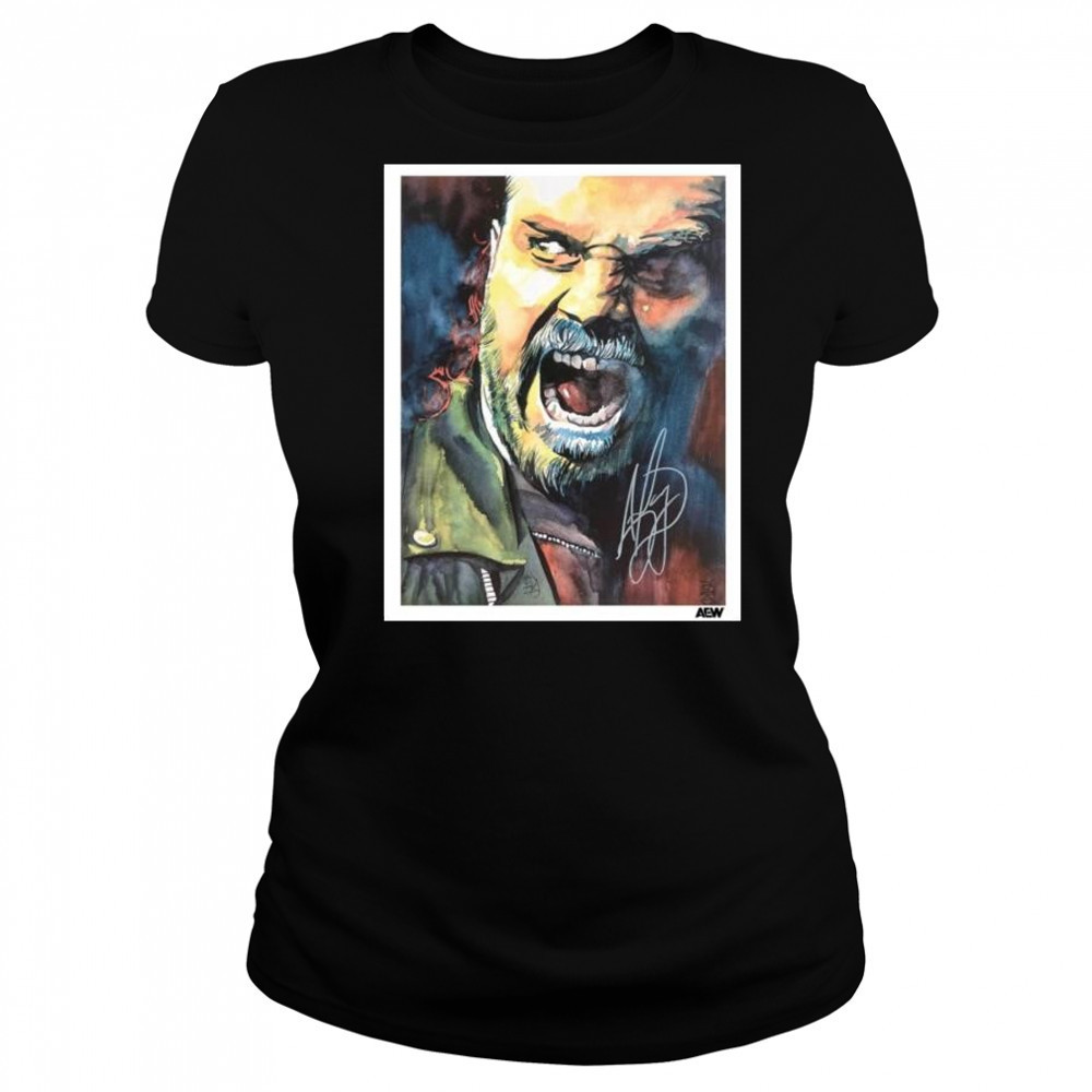 The Art of Rob Schamberger – Hangman Adam AEW Signature t-shirt Women's T-shirt