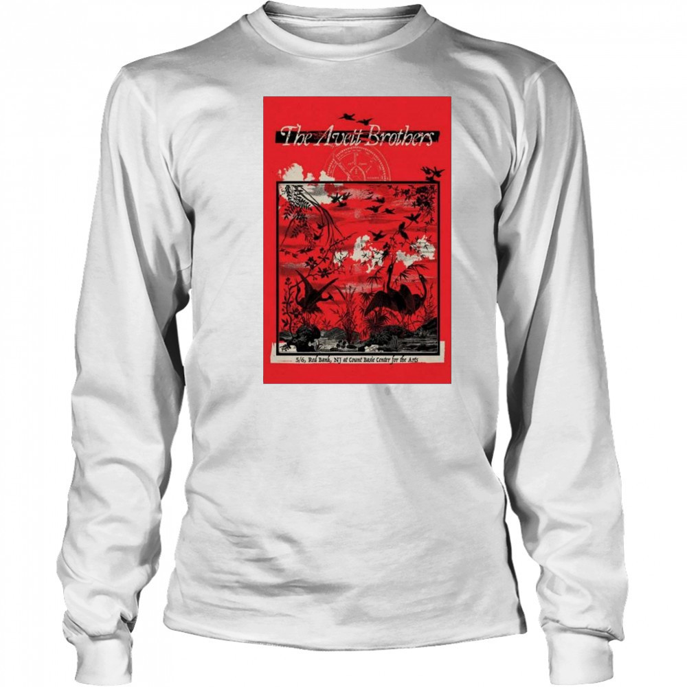 The Avett Brothers Count Basie Center For The Arts, Red Bank, NJ May 6 2025 Concert t-shirt Long Sleeved