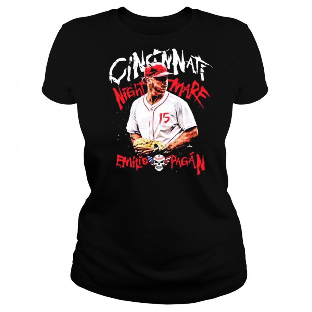 The Cincinnati Nightmare Emilio Pagán MLB Graphic t-shirt Women's T-shirt