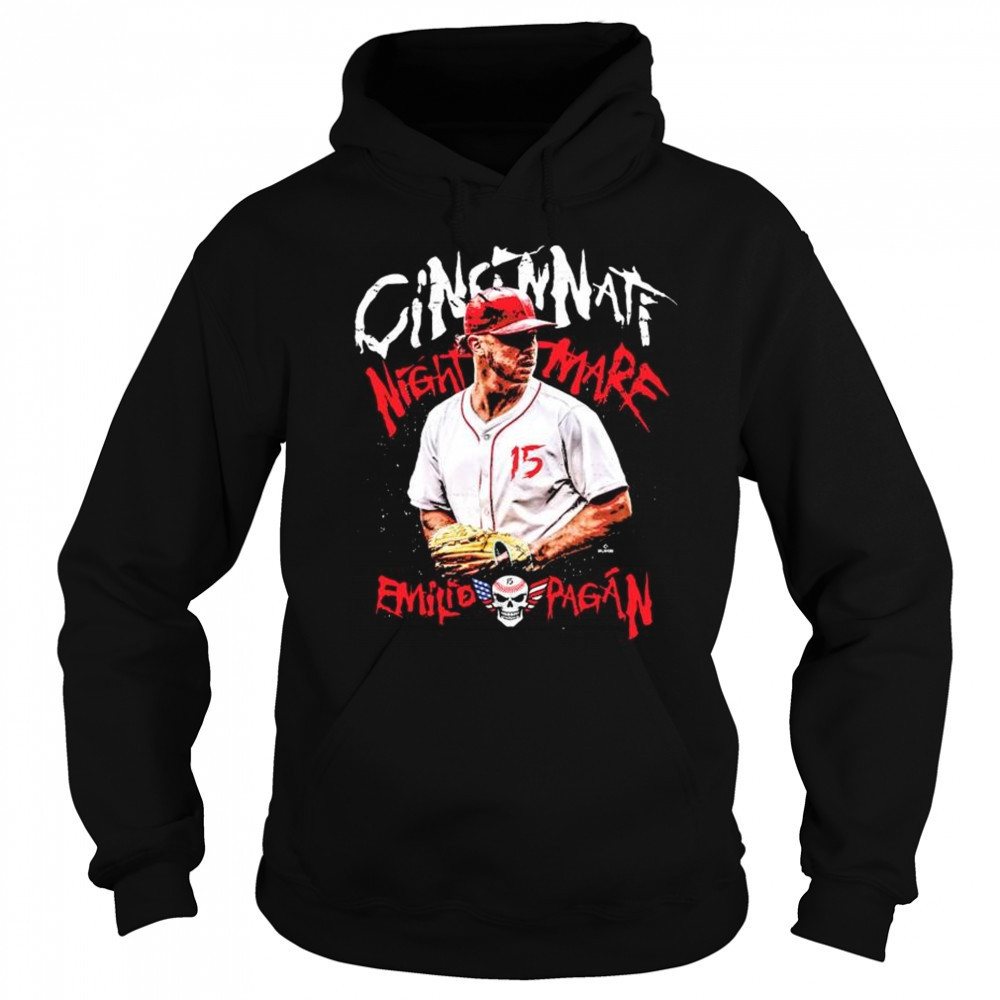 The Cincinnati Nightmare Emilio Pagán MLB Graphic t-shirt Sweatshirt