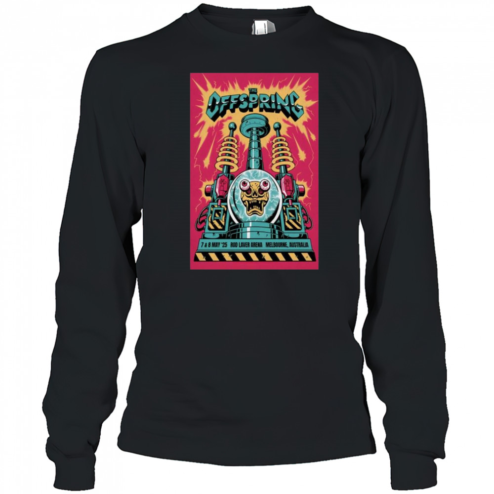 The Offspring Rod Laver Arena Melbourne, Australia May 7-8 2025 Tour t-shirt Long Sleeved