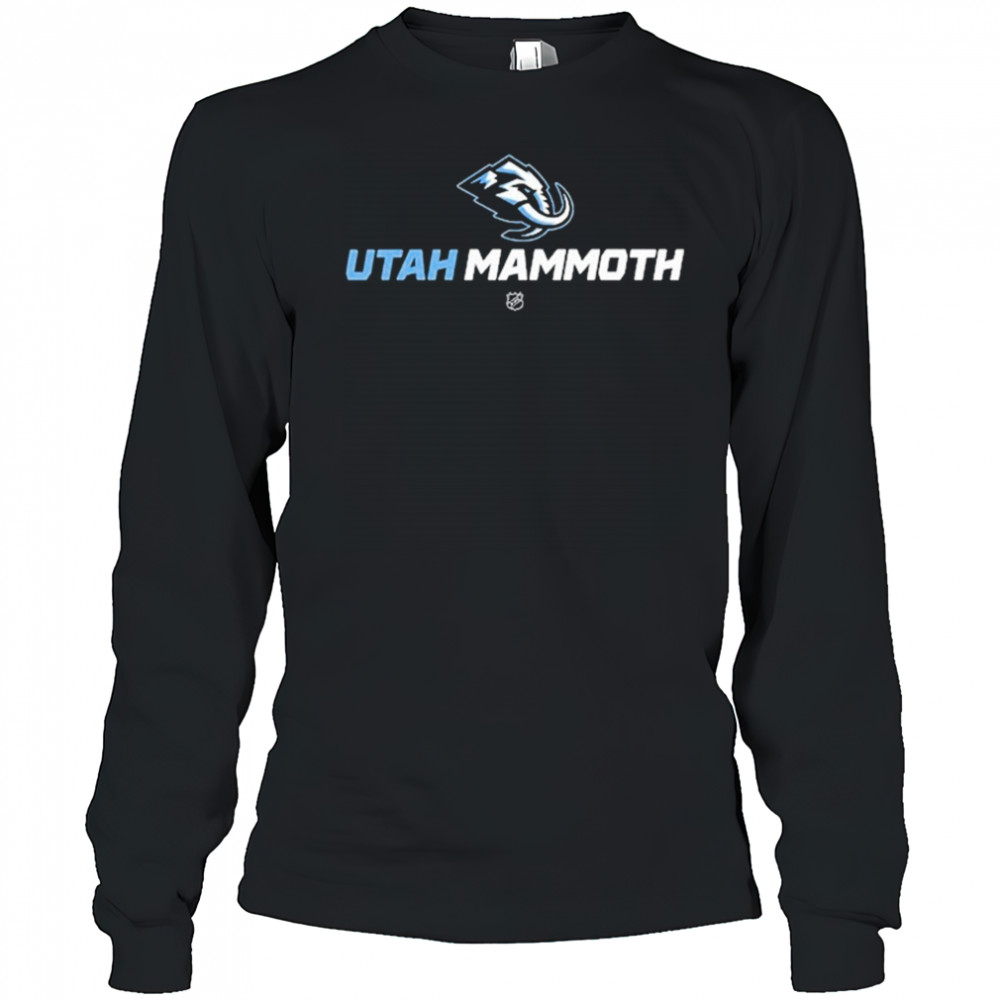 Utah Mammoth NHL Logo T-shirt Long Sleeved