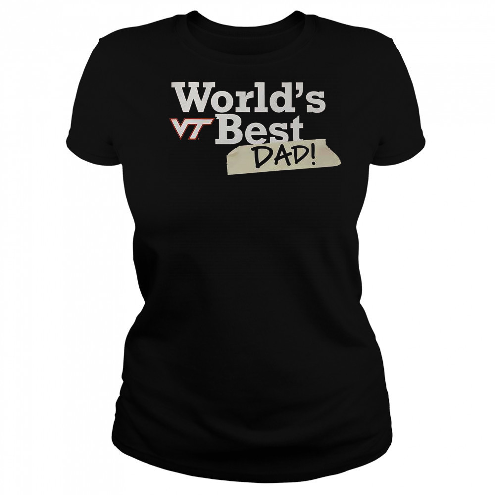 Virginia Tech Hokies World’s Best Dad T-Shirt Women's T-shirt