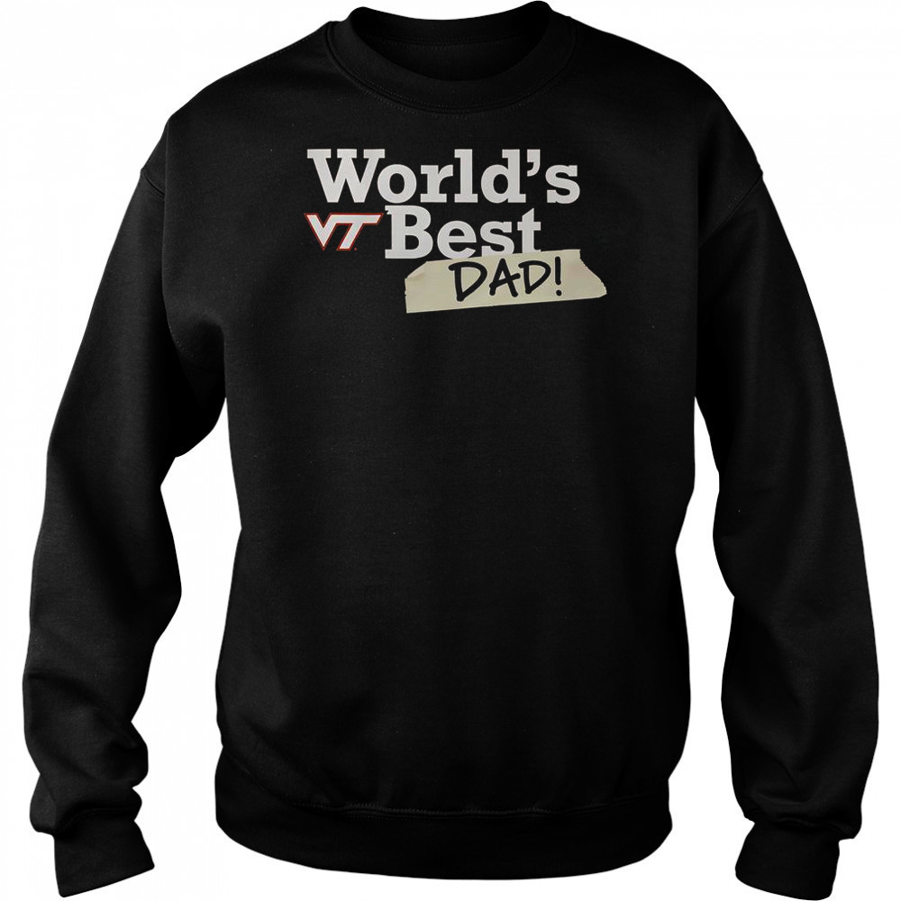 Virginia Tech Hokies World’s Best Dad T-Shirt Hoodie