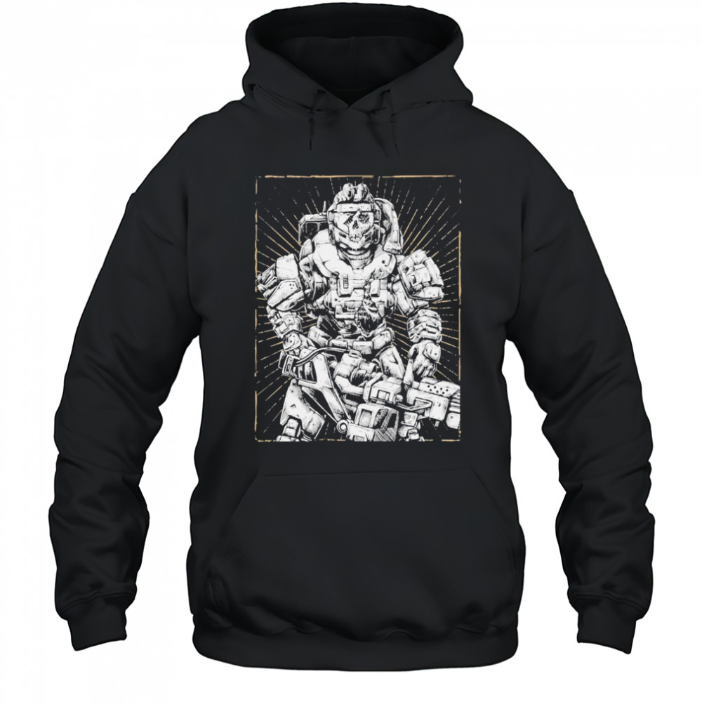 Walking Tank Threat Llama T-shirt Hoodie