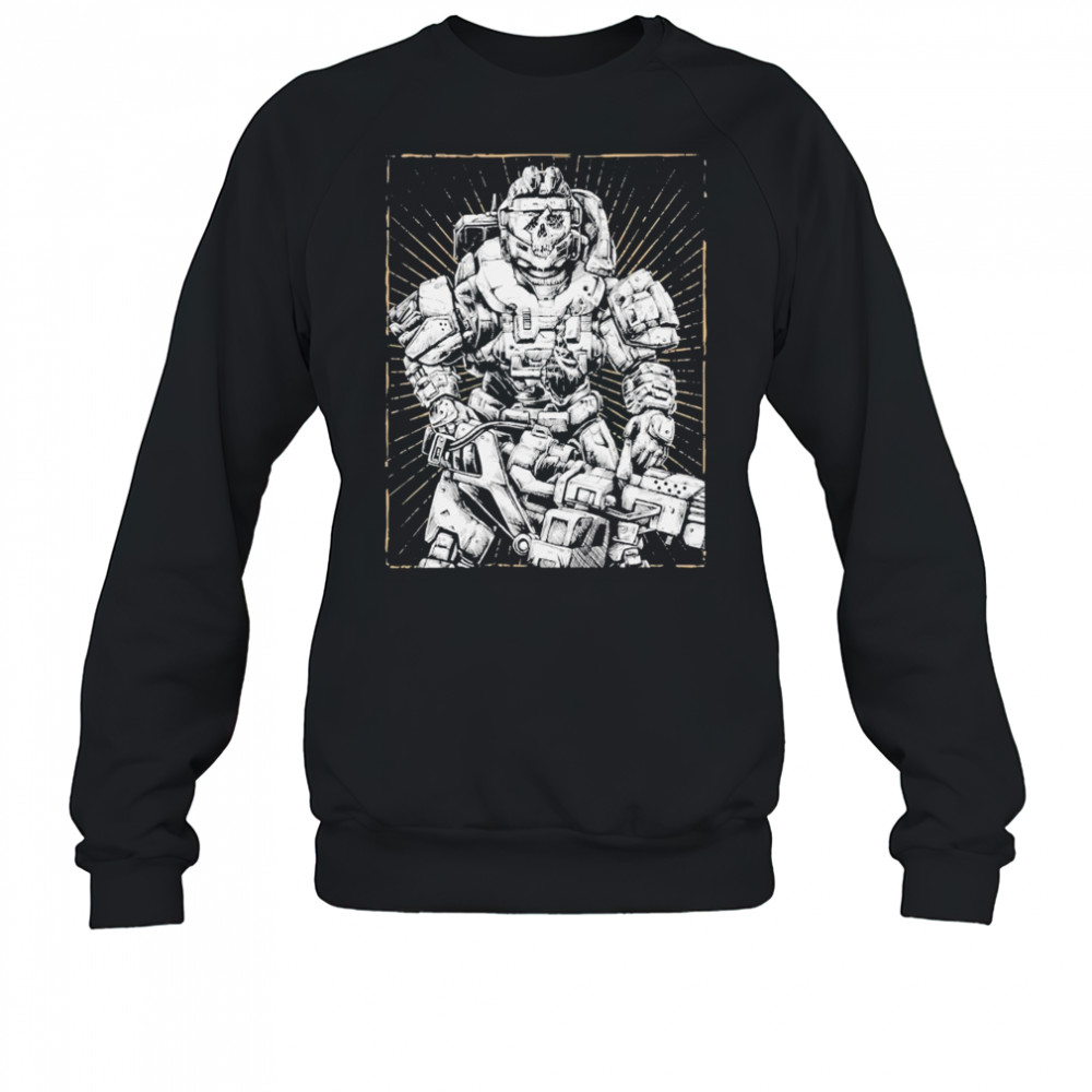 Walking Tank Threat Llama T-shirt Sweatshirt