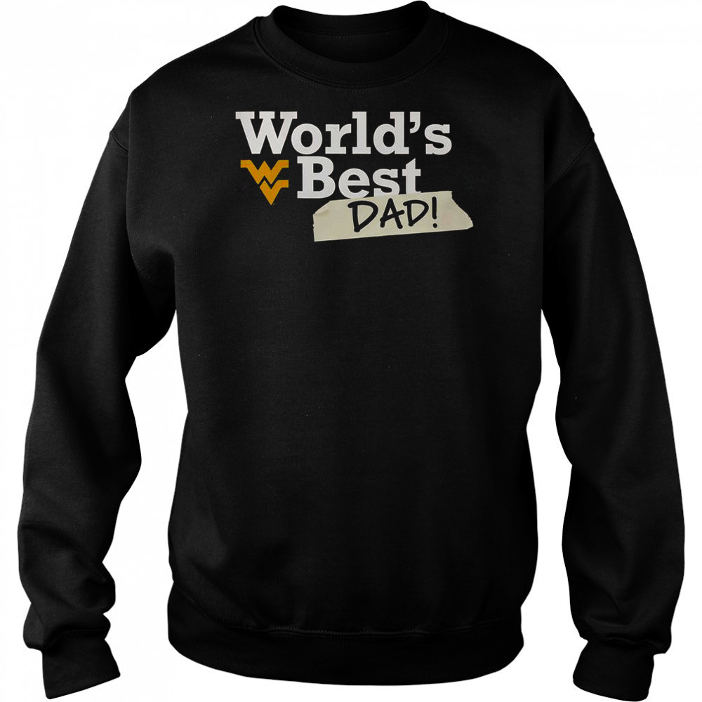 West Virginia Mountaineers World’s Best Dad T-Shirt Hoodie