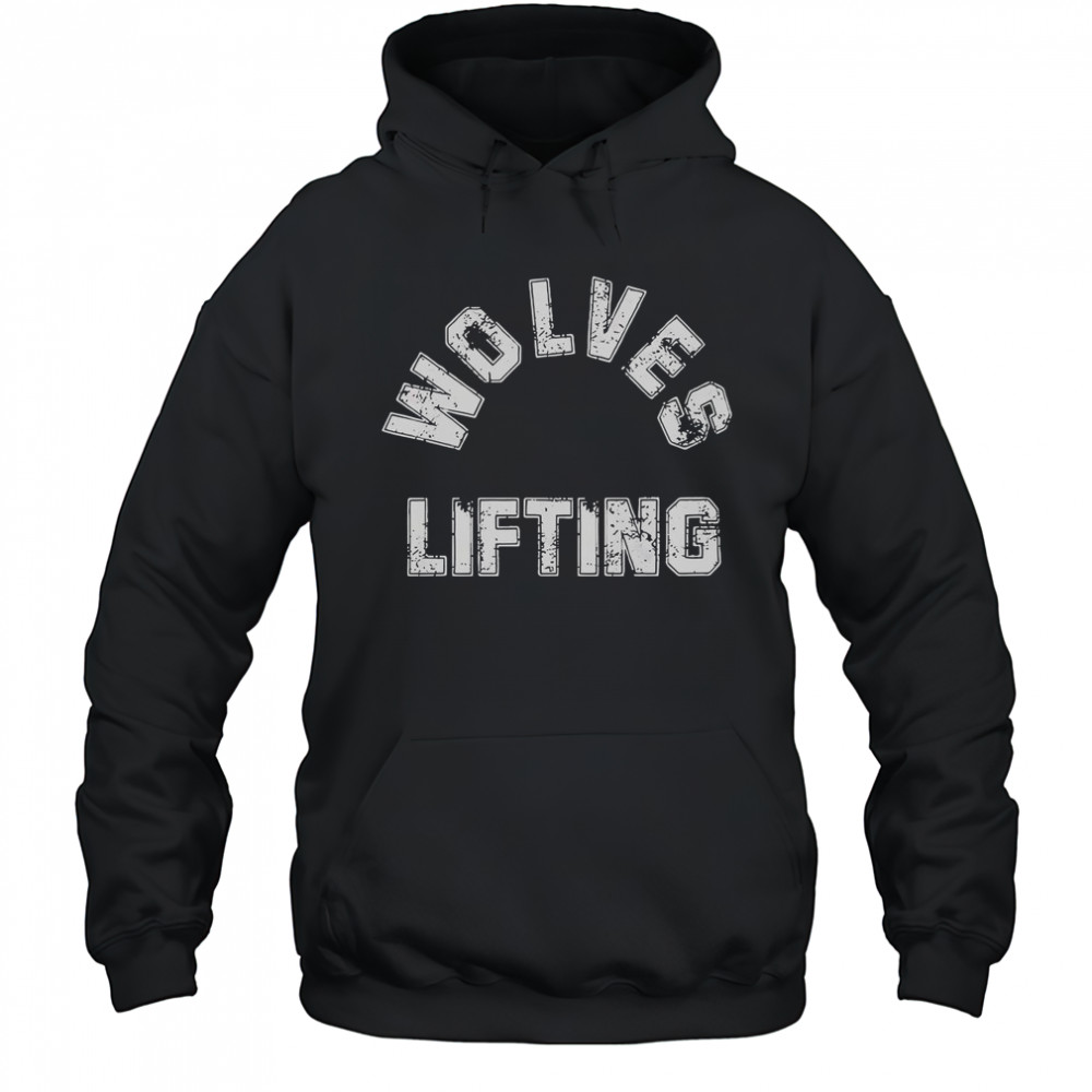 Wolves Lifting Retro T-Shirt Hoodie