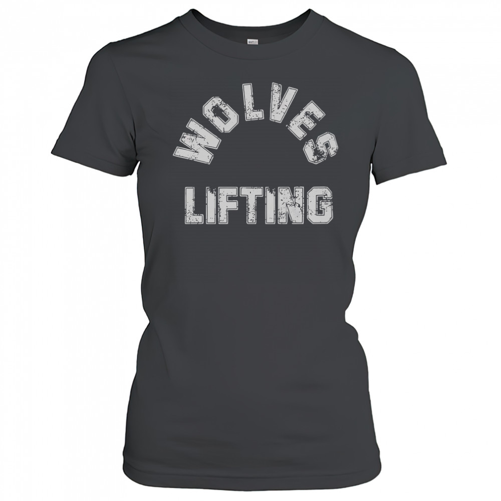 Wolves Lifting Retro T-Shirt Women's T-shirt