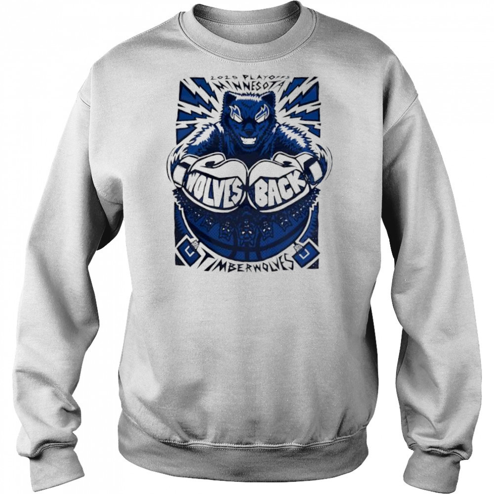 2025 Playoffs Minnesota Timberwolves Wolves back shirt Hoodie