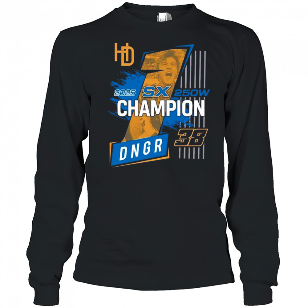 2025 SX 250W Champion DNGR 38 Shirt Long Sleeved