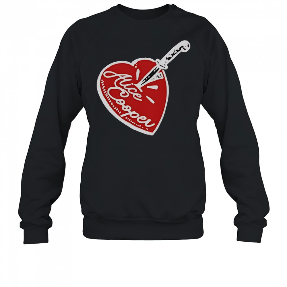 Alice Cooper Stab Heart Knife T-Shirt Sweatshirt