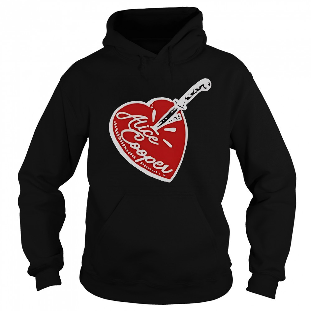 Alice Cooper Stab Heart Knife T-Shirt Sweatshirt
