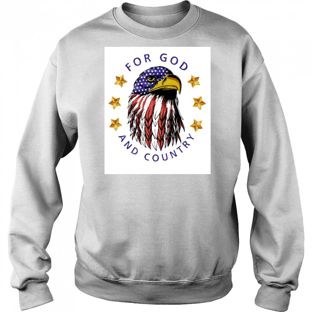 American Eagle For God and Country shirt Hoodie