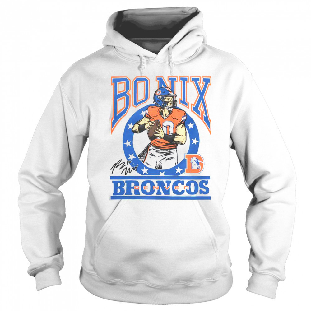 Broncos Bo Nix Signature T-Shirt Sweatshirt