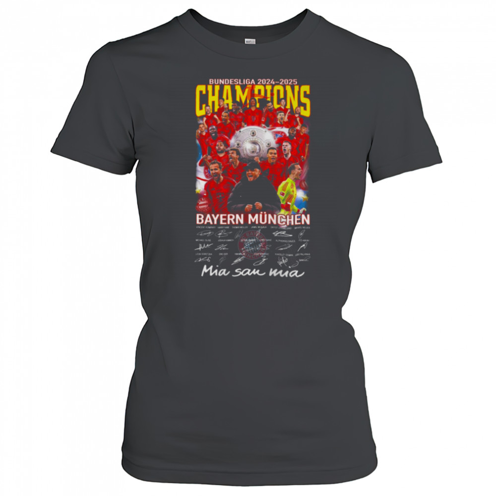 Bundesliga 2024 2025 Bayern Munchen Mia San Mia Signature Unisex T Shirt Women's T-shirt