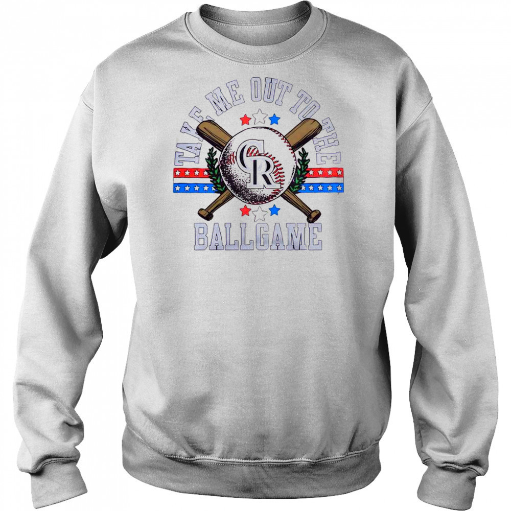 Colorado Rockies Take Me Out To The Ballgame T-Shirt Hoodie