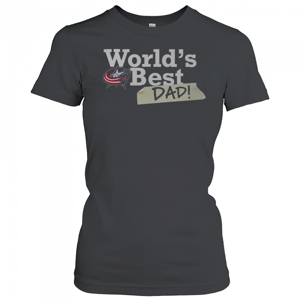 Columbus Blue Jackets World’s Best Dad T-Shirt Women's T-shirt