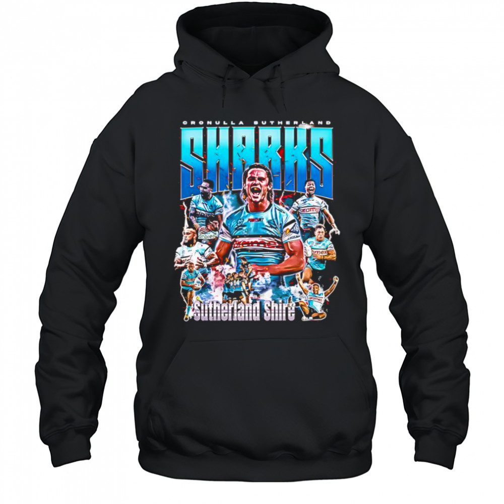 Cronulla-Sutherland Sharks graphic shirt Hoodie