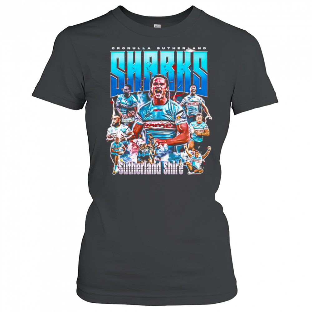 Cronulla-Sutherland Sharks graphic shirt Women's T-shirt