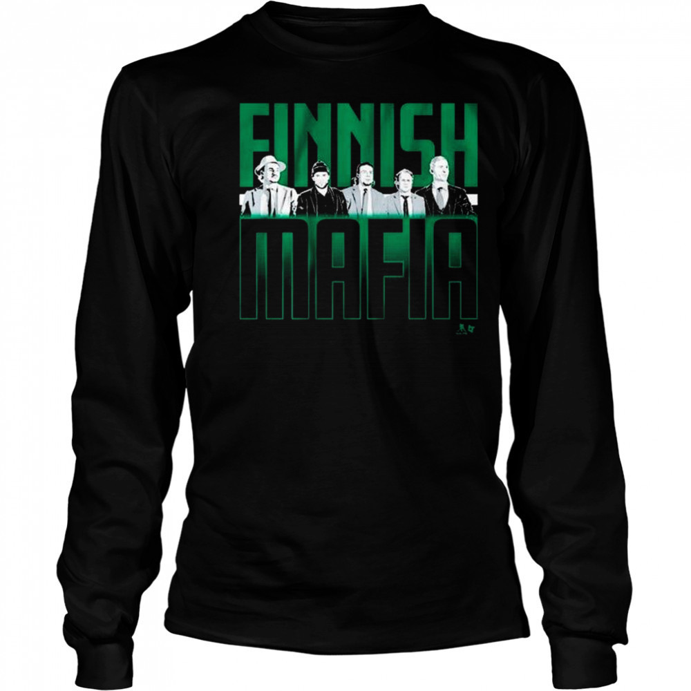 Dallas Stars Hockey The Finnish Mafia t-shirt Long Sleeved