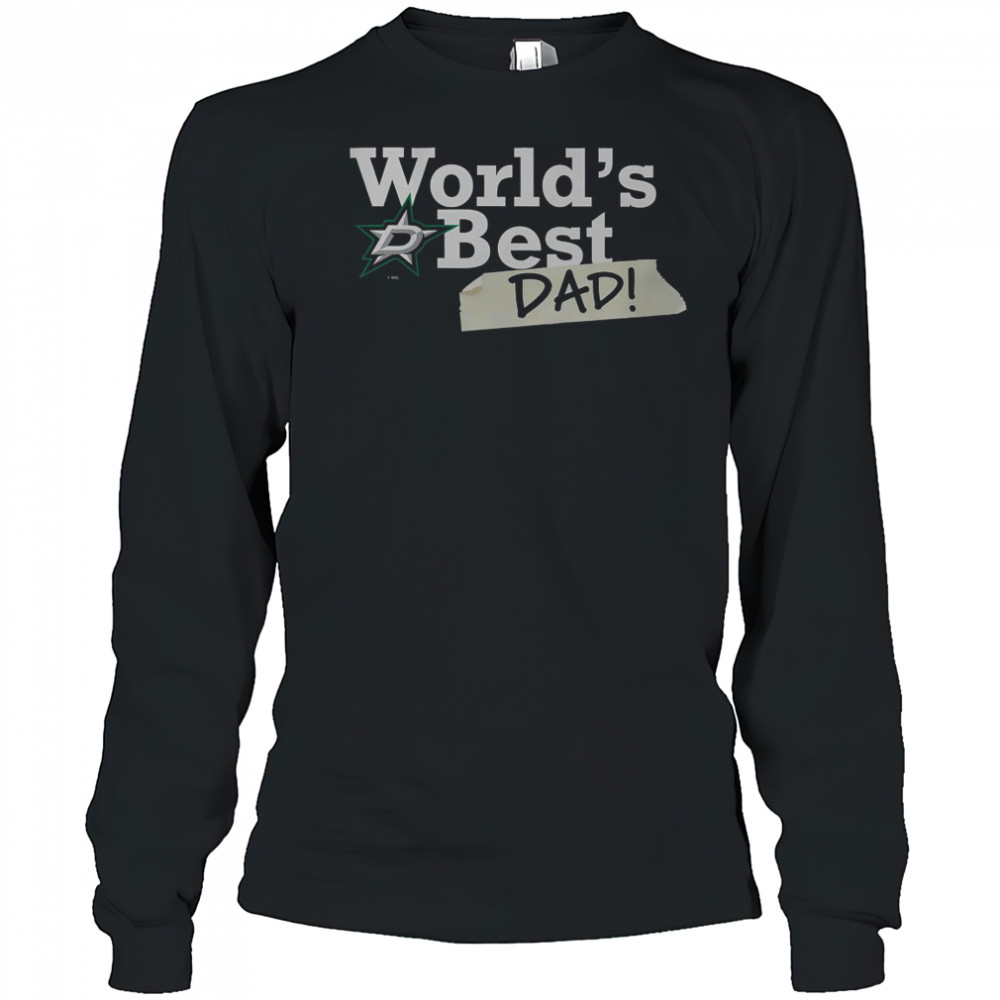 Dallas Stars World’s Best Dad T-Shirt Long Sleeved