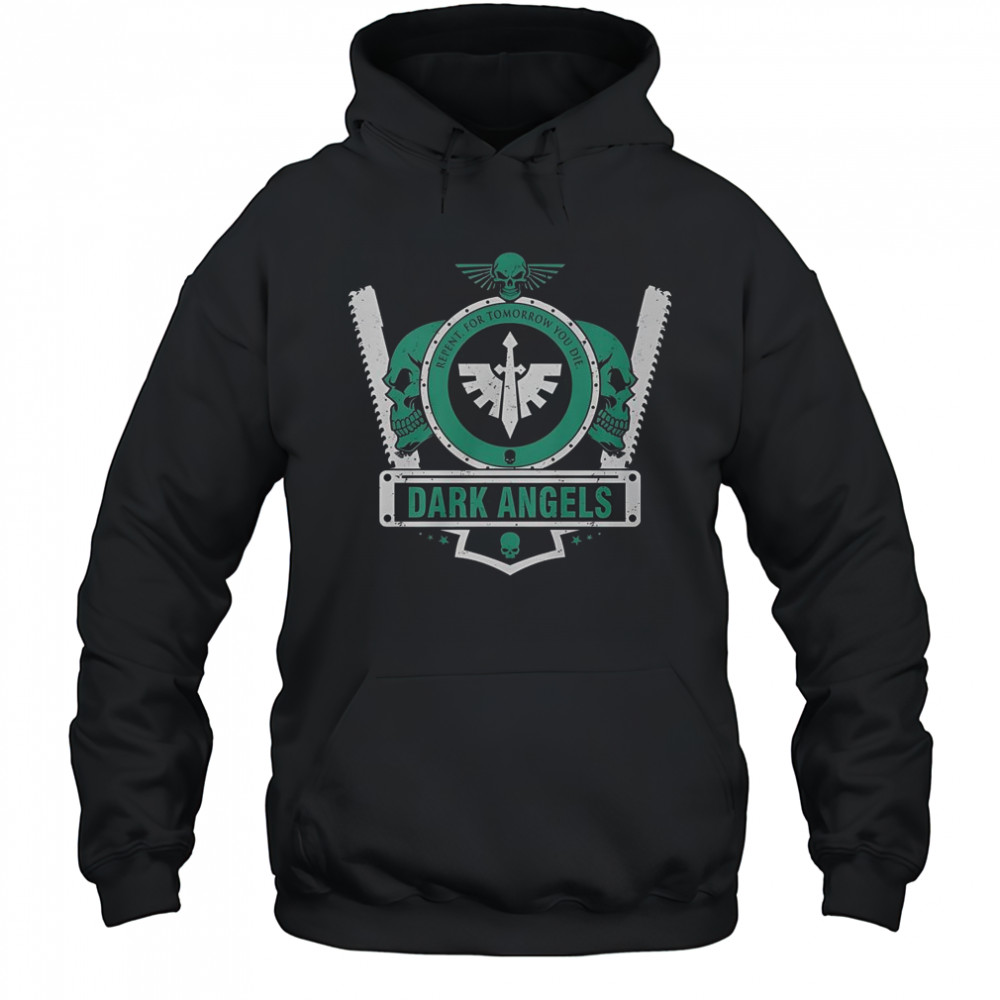 Dark Angels Caliban Elite Shield T-Shirt Hoodie