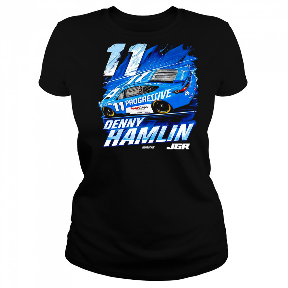Denny Hamlin Progressive car graphic shirt Women's T-shirt