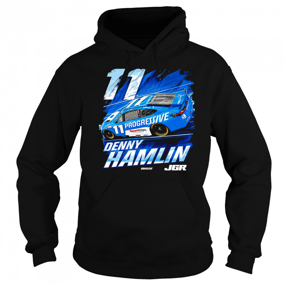 Denny Hamlin Progressive car graphic shirt Sweatshirt