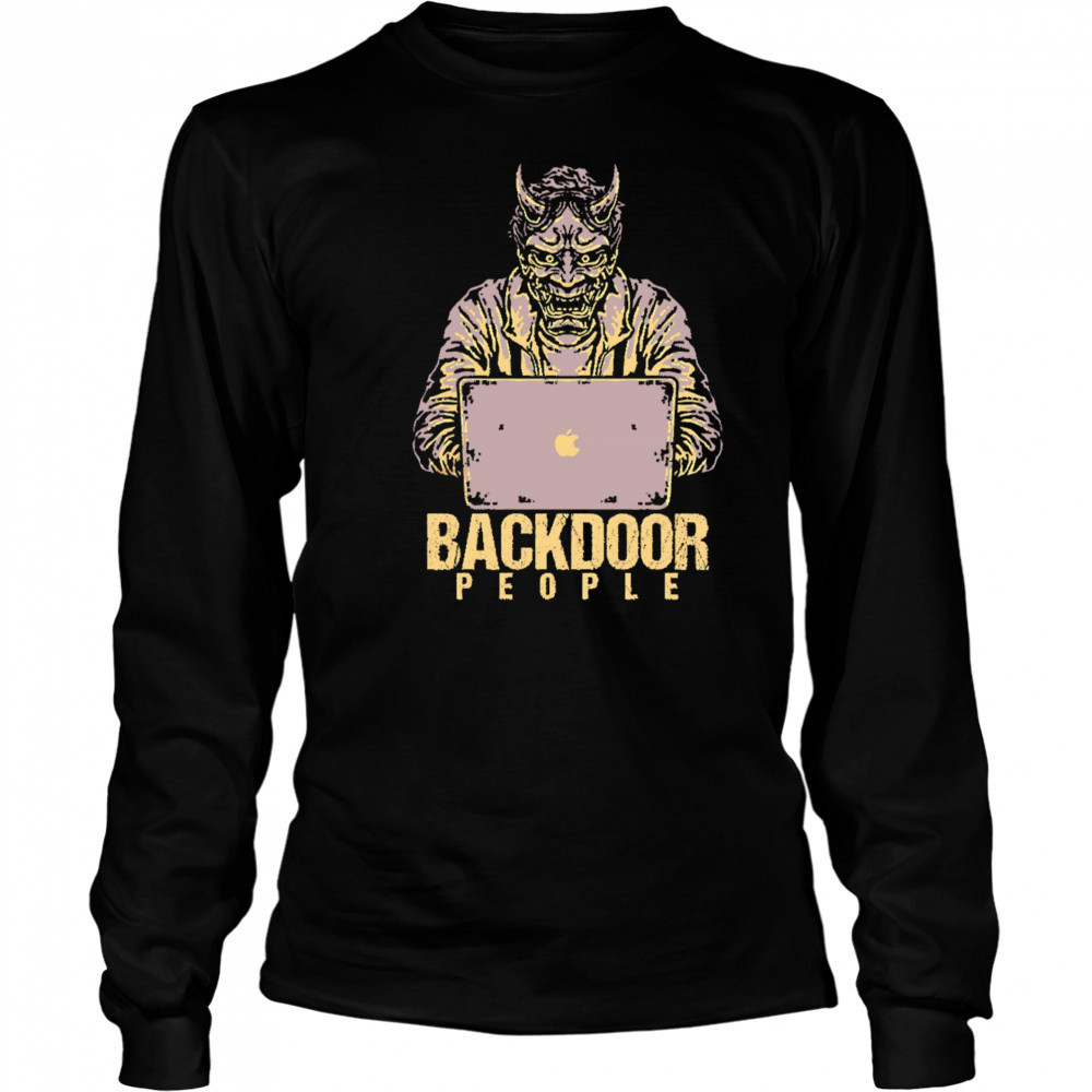 Devil Hacker Backdoor People shirt Long Sleeved