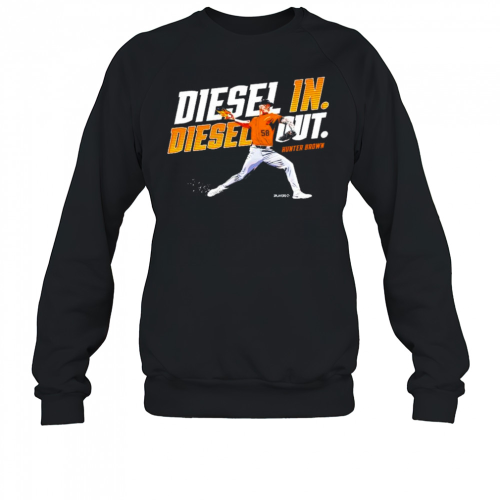 Diesel In Diesel Out Hunter Brown Houston Astros MLB t-shirt Sweatshirt