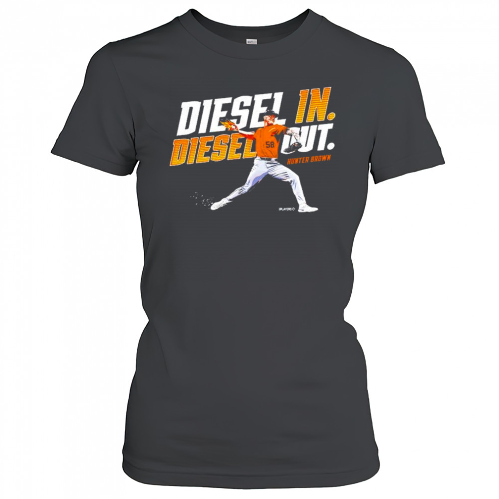 Diesel In Diesel Out Hunter Brown Houston Astros MLB t-shirt Women's T-shirt